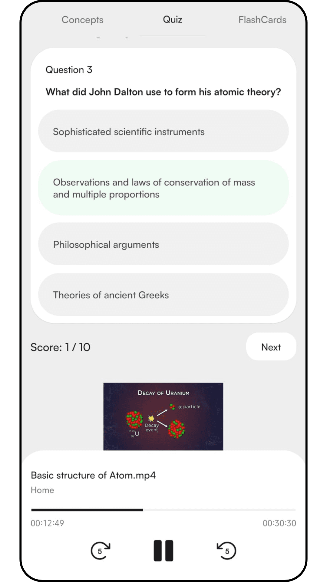 Turn lectures into quizzes and flashcards for faster learning